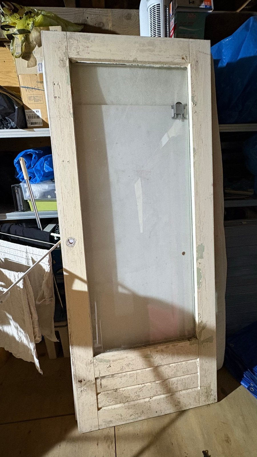 5x Buitendeur met raam - 201,5x82,5 cm, Ophalen, Gebruikt, 80 tot 100 cm, Buitendeur