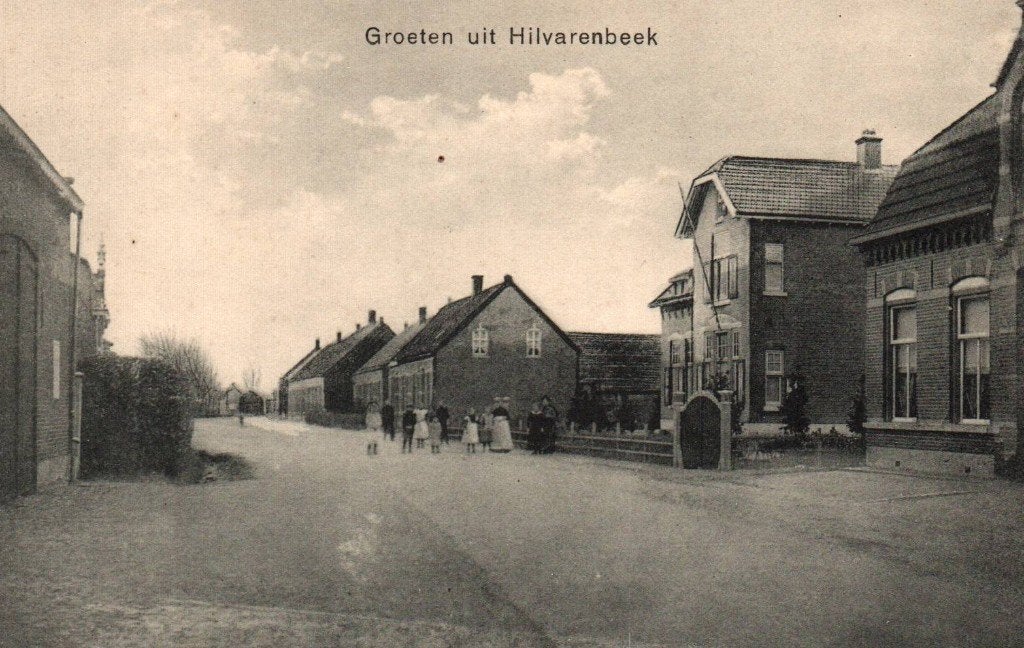 Ansichtkaart Hilvarenbeek, Ophalen of Verzenden, Noord-Brabant