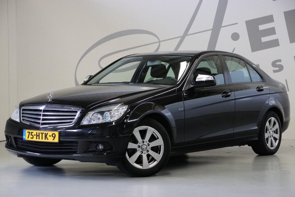 Mercedes-Benz C-klasse 180 K, Gebruikt, Zwart, 1796 cc, Zwart