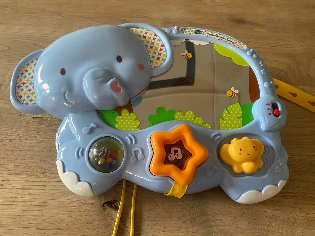 VTech Spiegel Speelpaneel - box mobiel/ box speelgoed, Ophalen, Gebruikt, Mobiel, Met licht