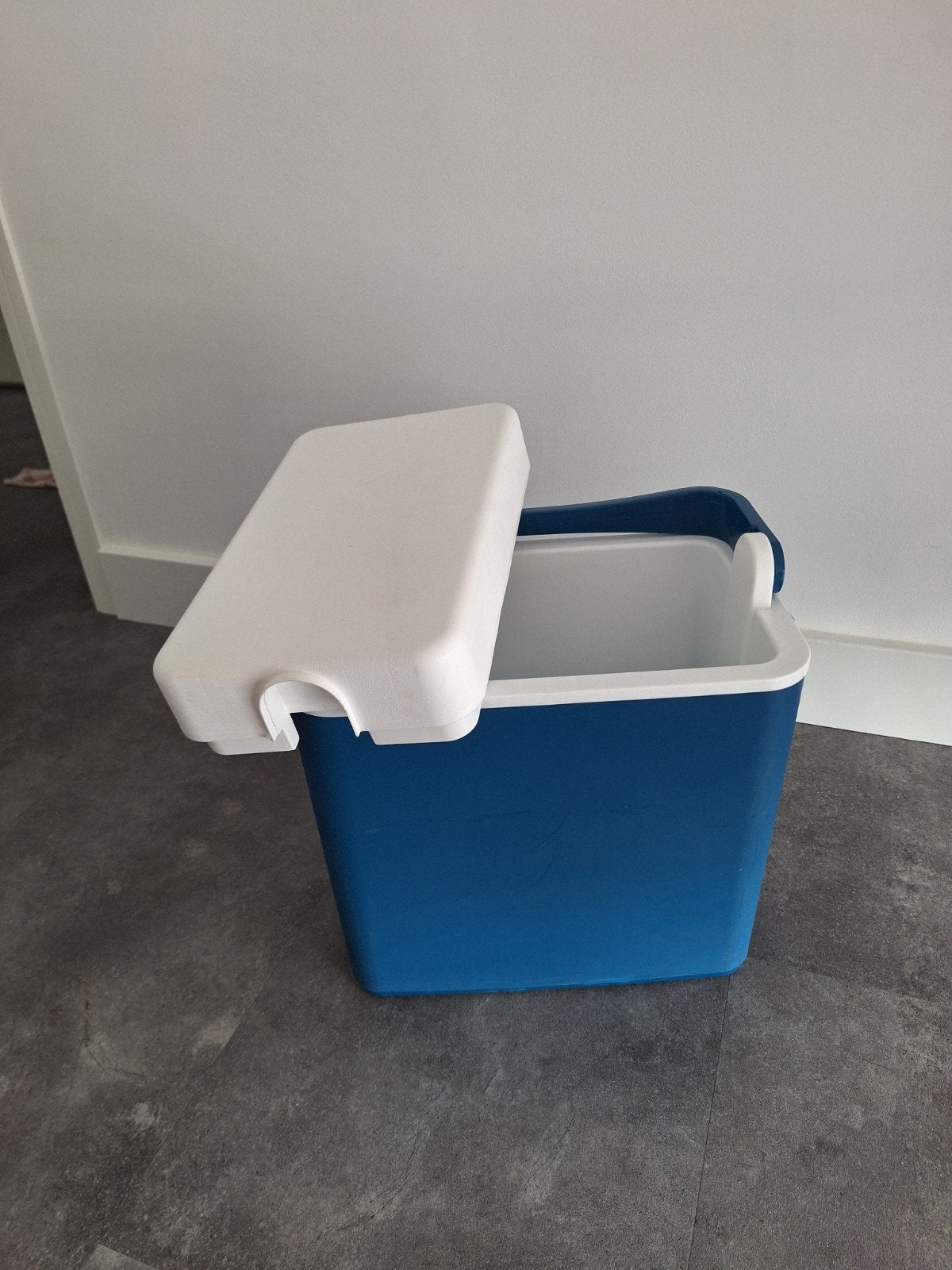 Blauwe koelbox met koelelementen, Ophalen, Gebruikt, Koelbox, Koelelement