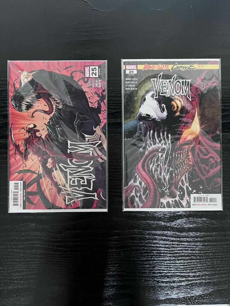 Venom Marvel Comics #20 en #25 - Absolute Carnage Tie-In, Meerdere stripboeken, Ophalen of Verzenden, Zo goed als nieuw