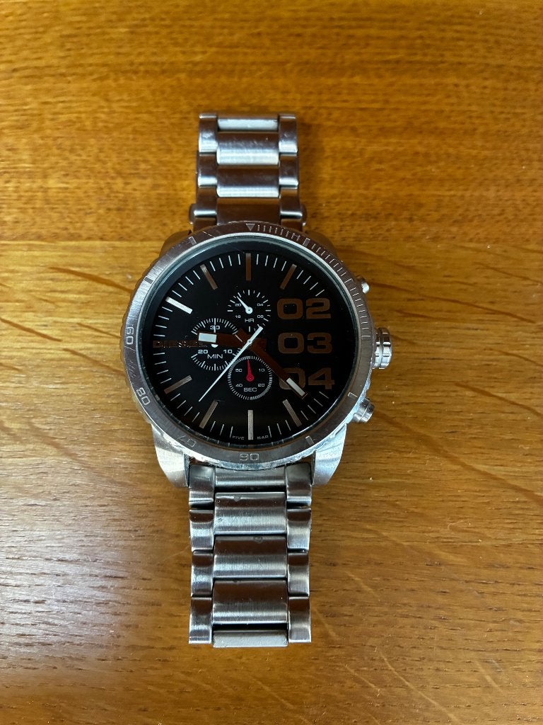 Diesel Horloge, Staal, Staal, Polshorloge, Zo goed als nieuw