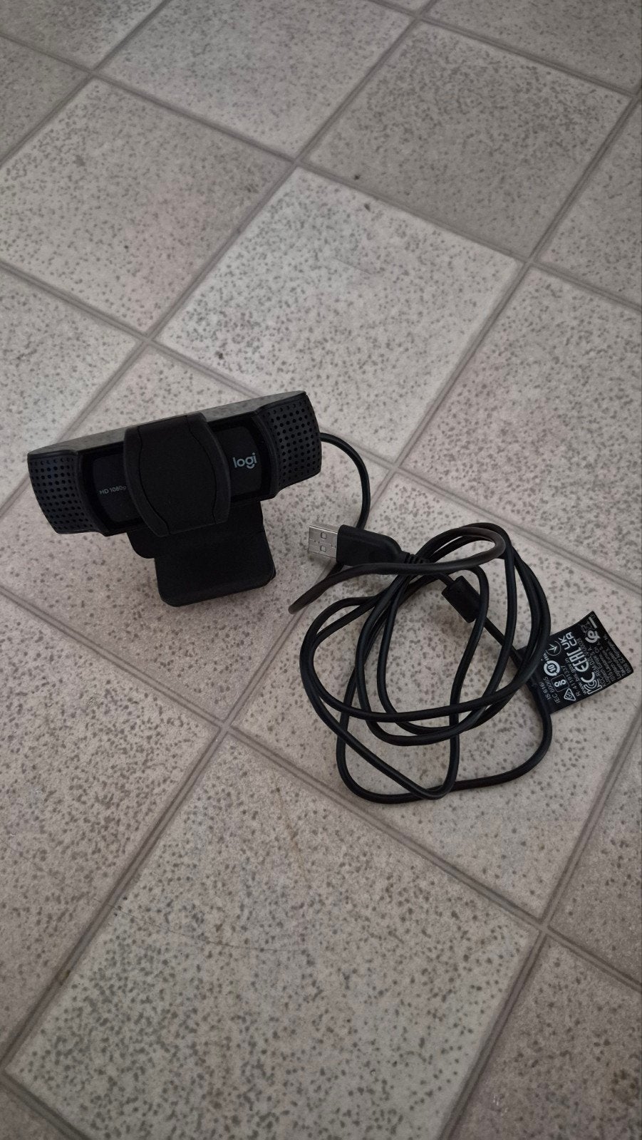 Logitech C920e Webcam met Privacyklep, Computers en Software, Webcams, Gebruikt, Logitech, Ophalen of Verzenden, Monitorclip