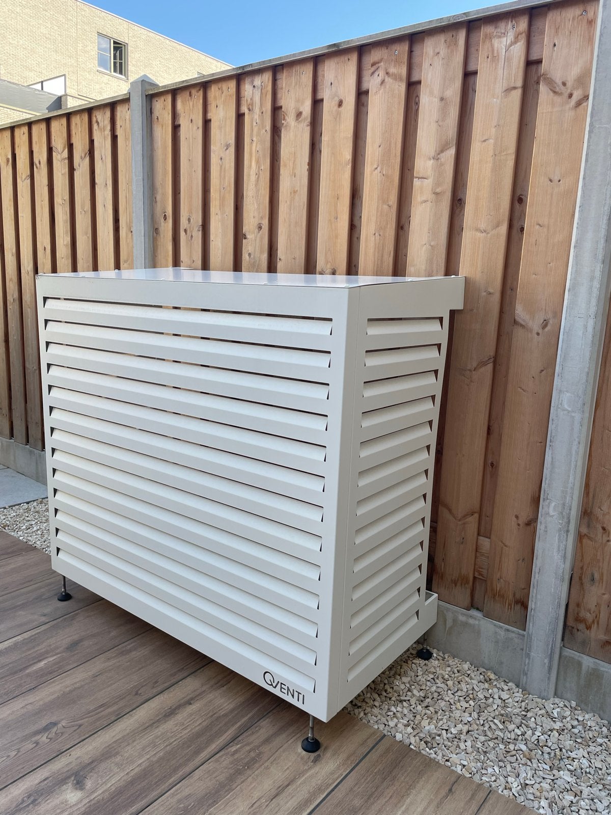 Qventi Warmtepomp Omkasting Groot Formaat - Wit, Witgoed en Apparatuur, Airco's, Ophalen, Zo goed als nieuw