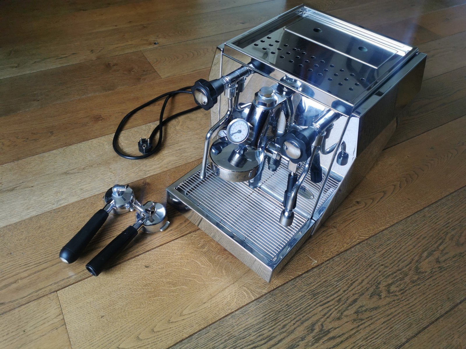ECM Giotto E61 HX Espresso Machine, Witgoed en Apparatuur, Koffiezetapparaten, Ophalen, Gebruikt, Espresso apparaat, Gemalen koffie