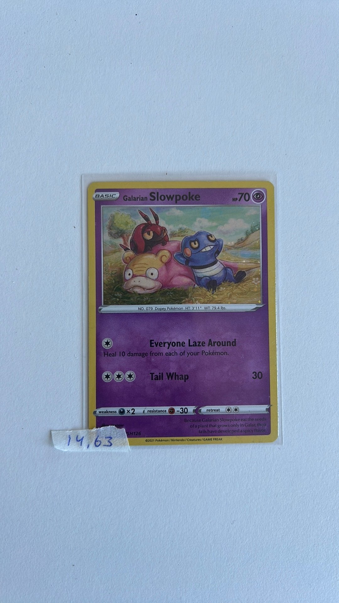 Pokemon kaart + sleeve, Ophalen of Verzenden, Zo goed als nieuw