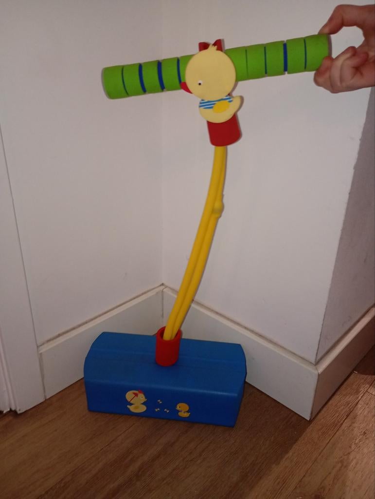 Kinder springstok met geluid - Plezier voor binnen en buiten, Ophalen of Verzenden