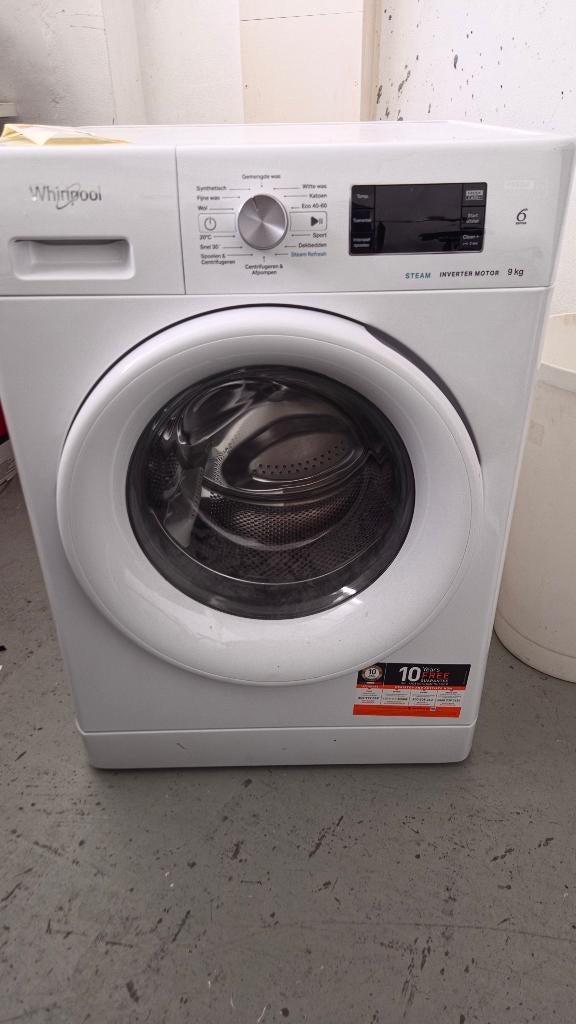 Whirlpool 9kg Wasmachine 6th Sense FFB 9458 WV, Witgoed en Apparatuur, Wasmachines, Ophalen, 1200 tot 1600 toeren, 8 tot 10 kg