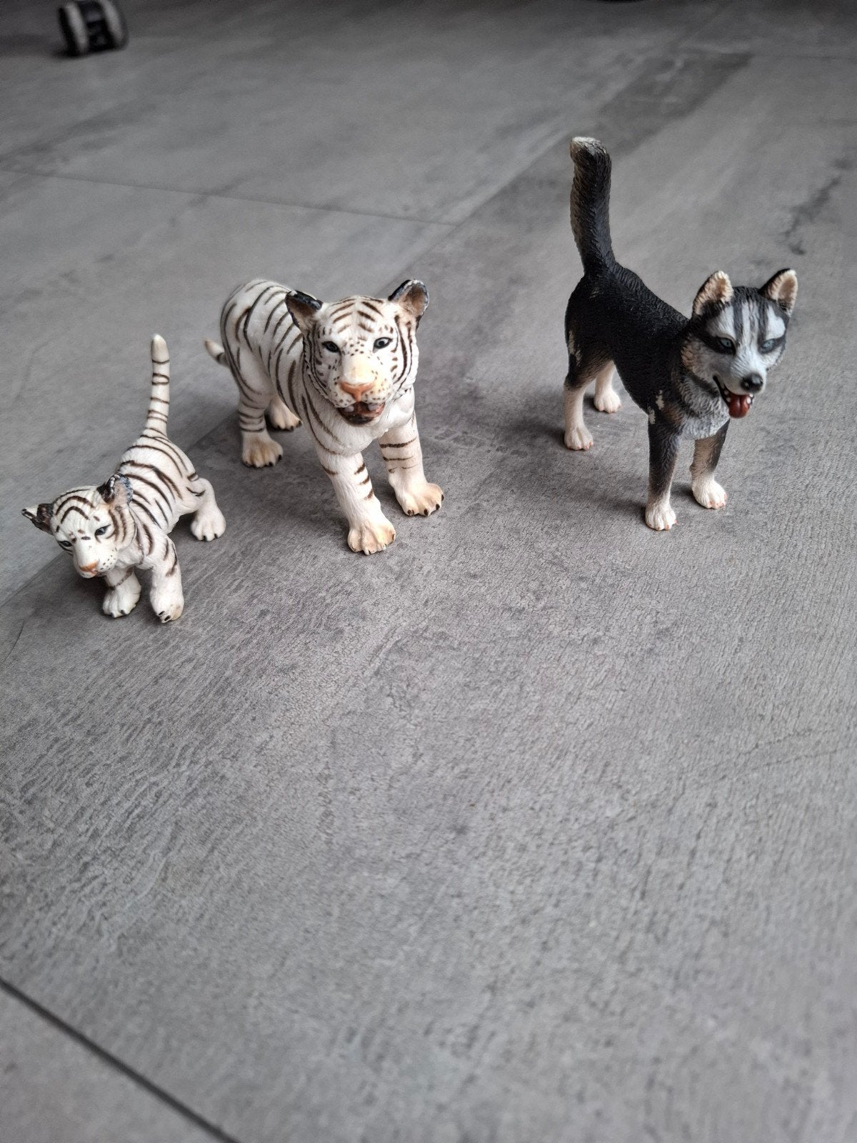 schleich tijger huskey, Ophalen of Verzenden, Gebruikt