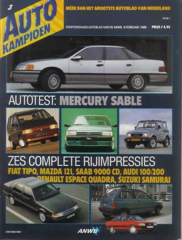 Autokampioen 3 1988 : Saab 9000 CD - Suzuki Samurai - Audi, Ophalen of Verzenden, Gelezen, Algemeen