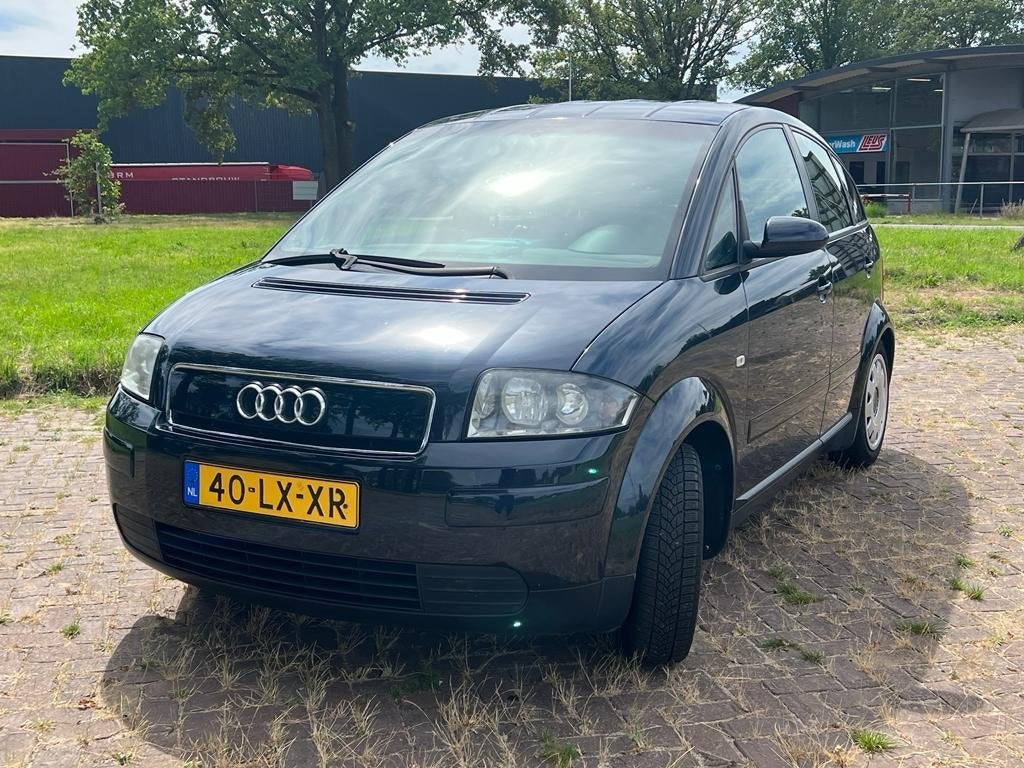 Audi A2 1.4 55KW 2003 Blauw APK tot april 2027, Auto's, Audi, 74 pk, 31 €/maand, 4 cilinders, Origineel Nederlands