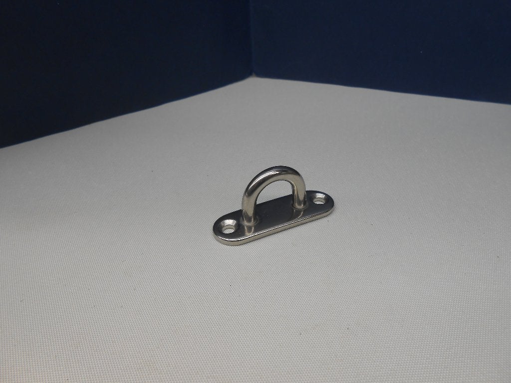 Dekoog, Dekplaat, Oogplaat, RVS, 15 x 45 x 5 mm, Ophalen of Verzenden, Nieuw, Overige typen