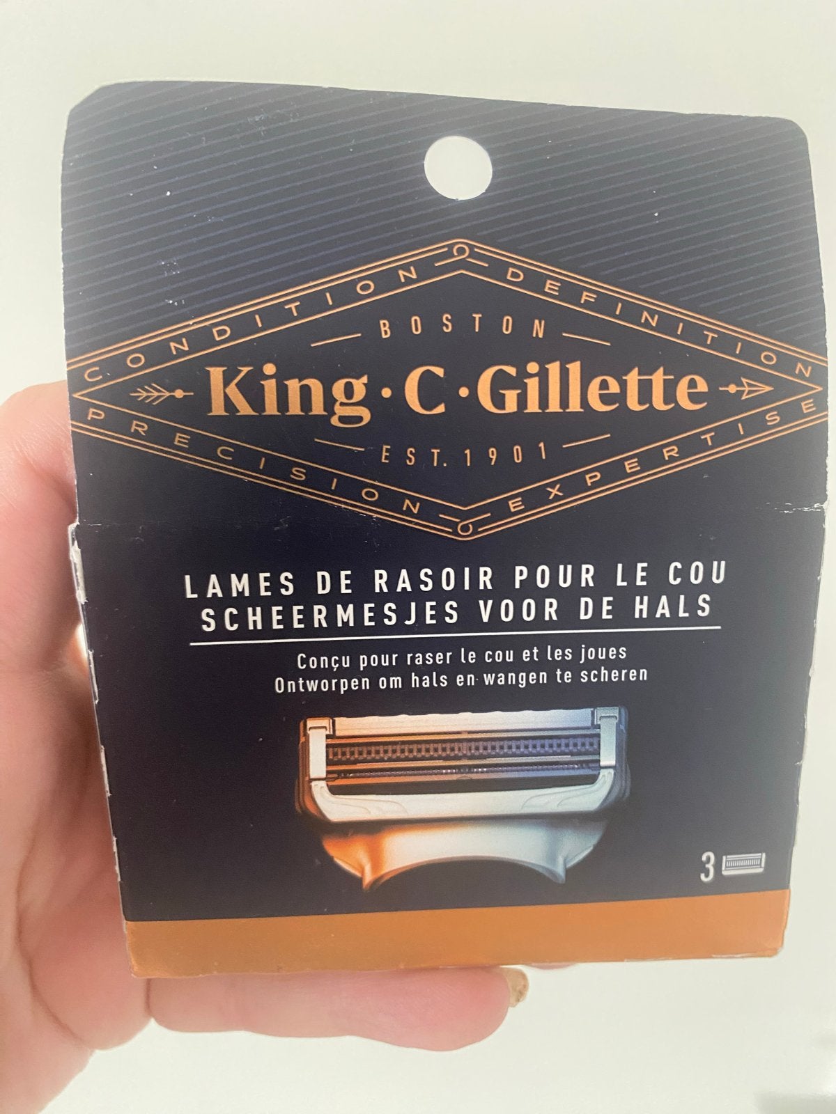 King C. Gillette Scheermesjes voor de Hals - Nieuw, Ophalen of Verzenden, Nieuw, Overige typen