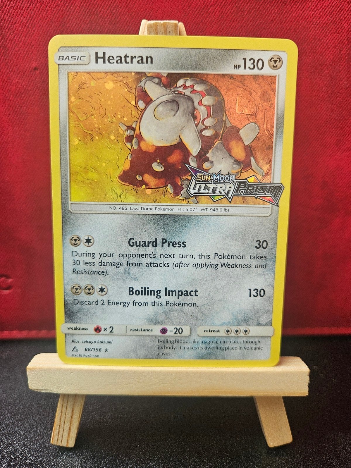 Heatran #88, Ophalen of Verzenden, Gebruikt, Losse kaart