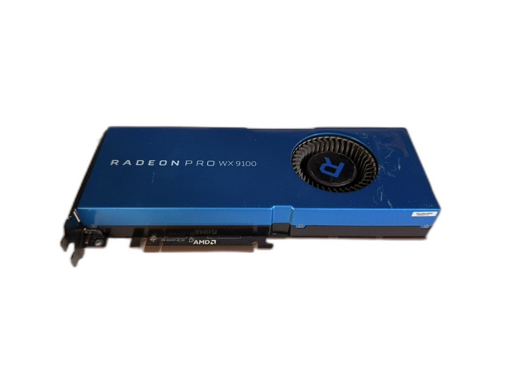 AMD Radeon Pro WX 9100 16GB HBM2 workstation GPU, Computers en Software, Videokaarten, Gebruikt, DisplayPort, GDDR6, PCI-Express 4