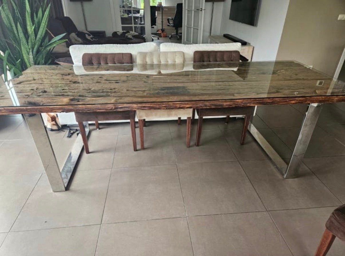 Prachtige Rofra eettafel + salontafel, Huis en Inrichting, 100 tot 150 cm, Ophalen of Verzenden, Zo goed als nieuw, 150 tot 200 cm