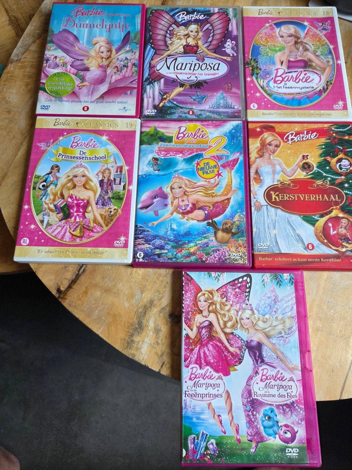 Barbie dvd's, Alle leeftijden, Ophalen of Verzenden, Gebruikt