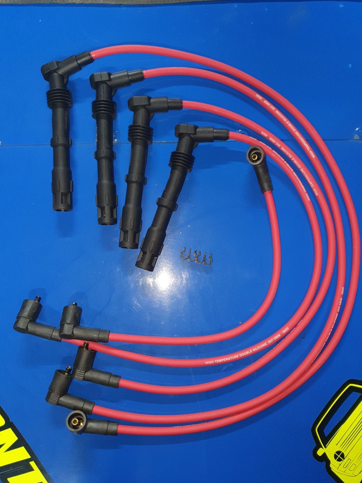 nieuwe set rode bougiekabels vw 1.8 2.0 16v abf kr pl 9a, Ophalen of Verzenden, Vw, Info@wealer.nl, Zuiderinslag 2 3833 BP Leusden