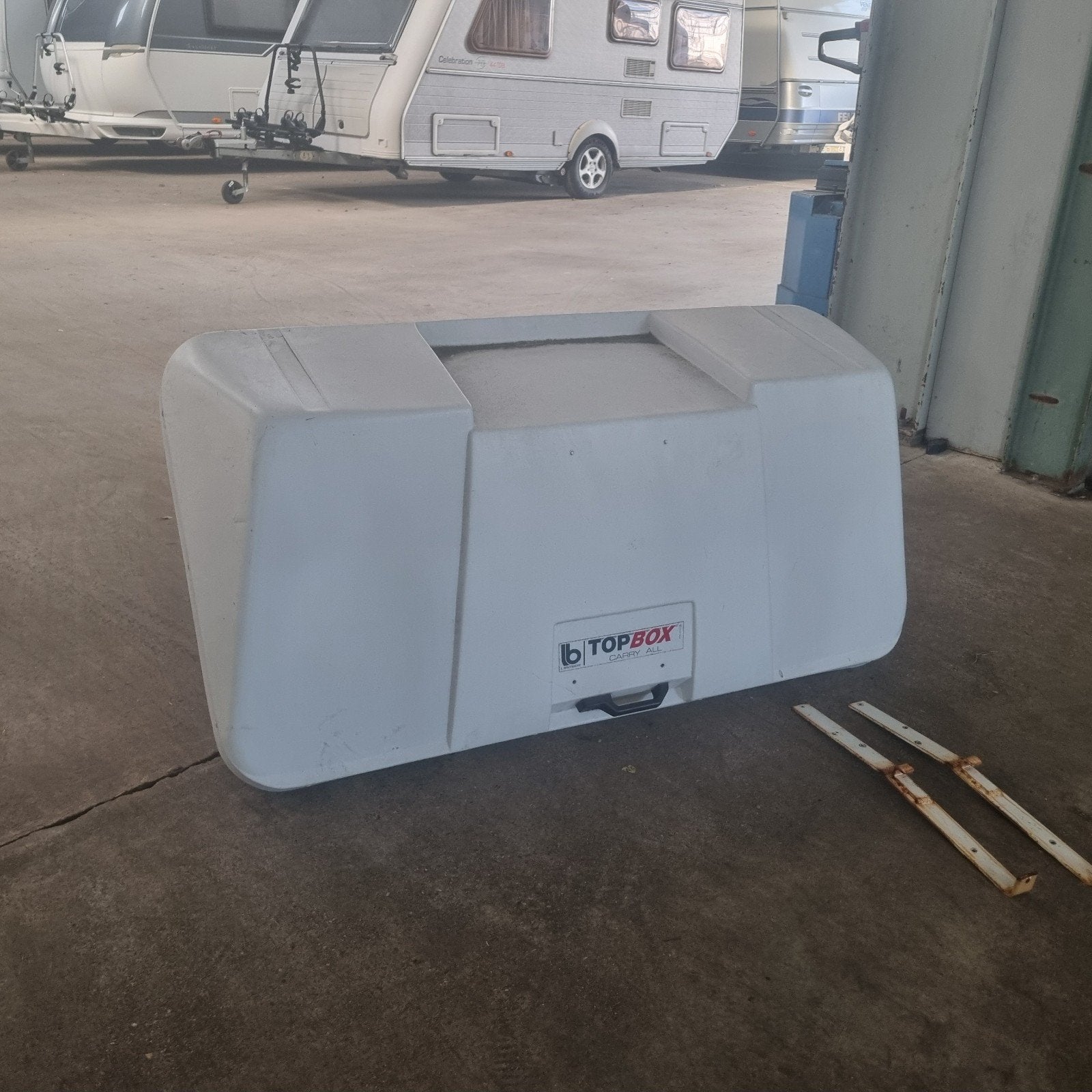 Topbox wit, 140x60cm, Ophalen