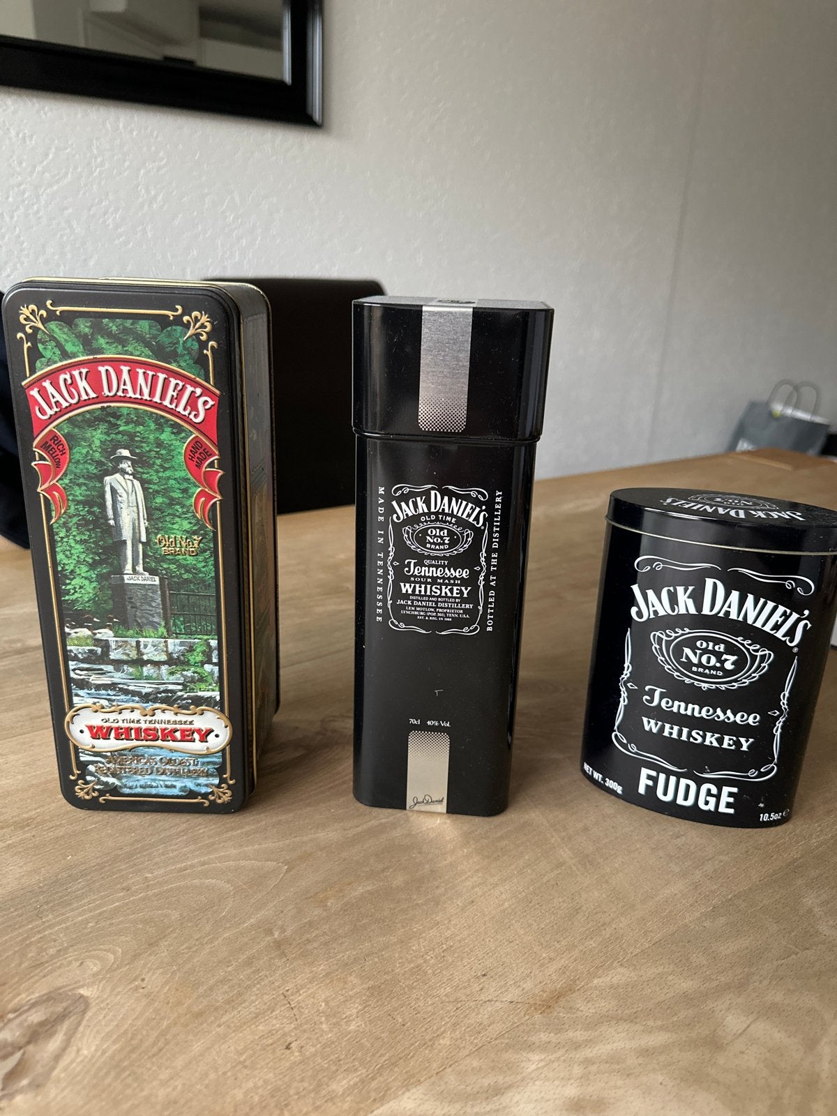 Jack Daniel's blikken - set van 3, Verzamelen, Ophalen, Gebruikt, Overige, Overige merken