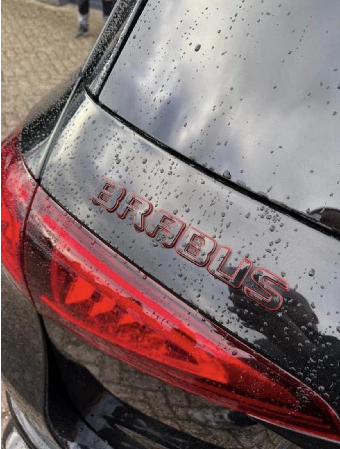 Brabus logo biturbo 700 embleem gle w166 glc w463 g-klasse, Ophalen of Verzenden