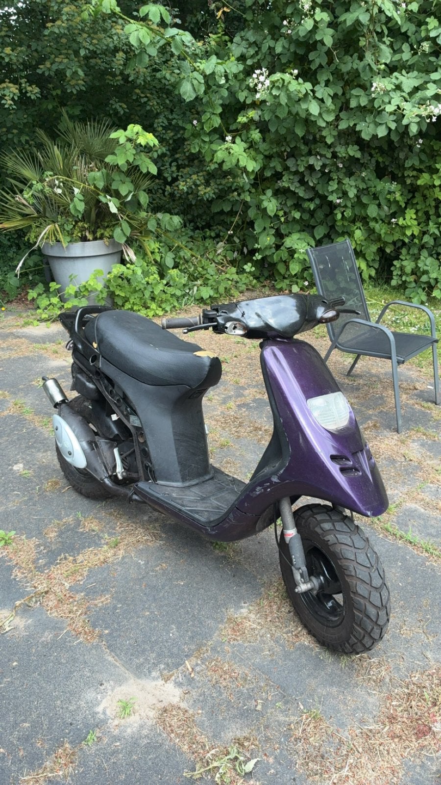 Tyhoon 70cc- Paars, Gebruikt, Fietsen en Brommers, Snorfietsen en Snorscooters, Ophalen of Verzenden, Gebruikt, Tweetakt, Gilera