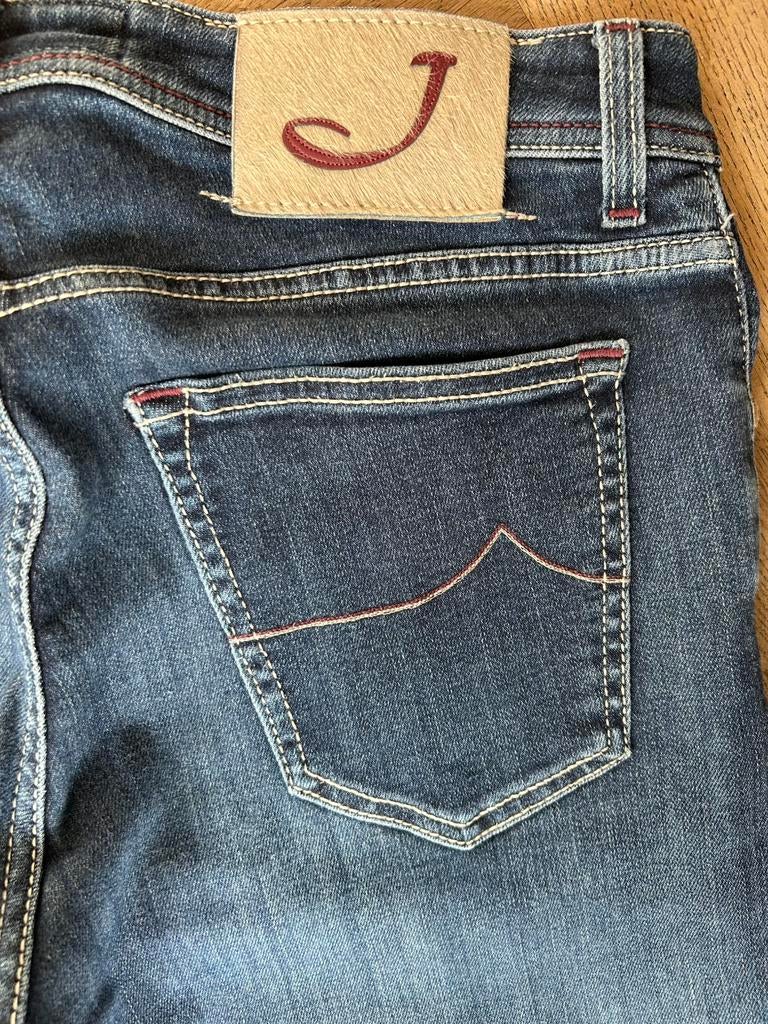Jacob Cohen PW622C jeans maat 34, Kleding | Heren, Spijkerbroeken en Jeans, Ophalen of Verzenden, Zo goed als nieuw, Blauw, W33 - W34 (confectie 48/50)