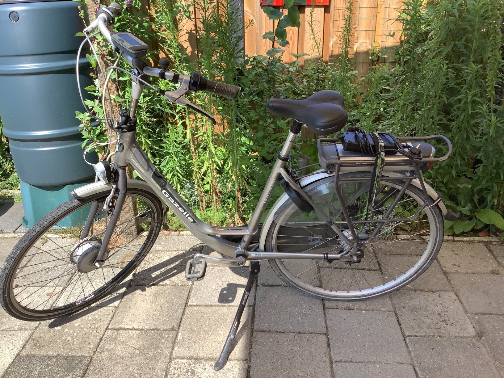Gazelle damesfiets electrisch, 2016, Ophalen, Gebruikt, Velgrem, 47 tot 50 cm