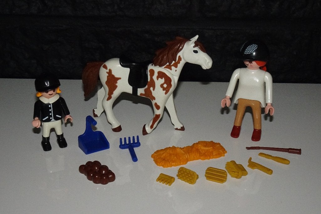 07 - Manege paarden set, Kinderen en Baby's, Speelgoed | Playmobil, Ophalen of Verzenden