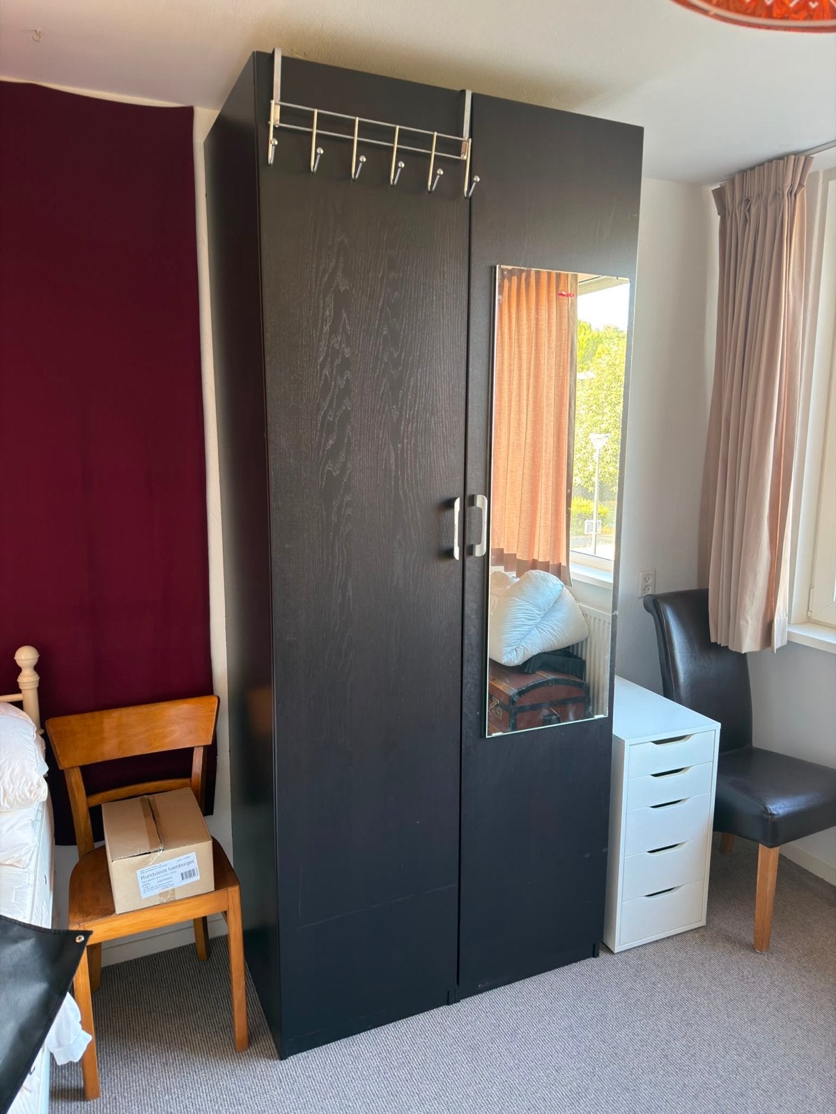 IKEA Pax kast - zwartbruin 1 meter, Ophalen, Gebruikt, 200 cm of meer, 50 tot 100 cm