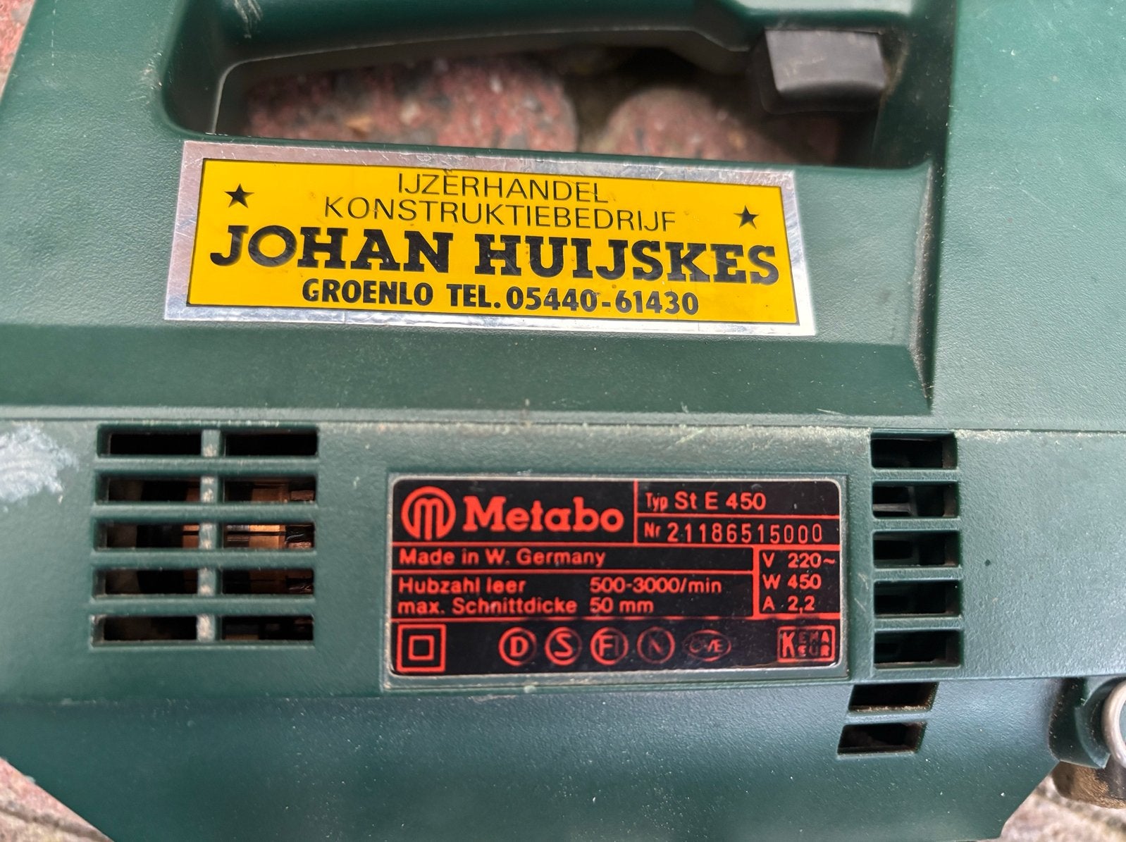 Te koop: Metabo decoupeerzaag, Ophalen, Gebruikt, Decoupeerzaag, 30 tot 70 mm