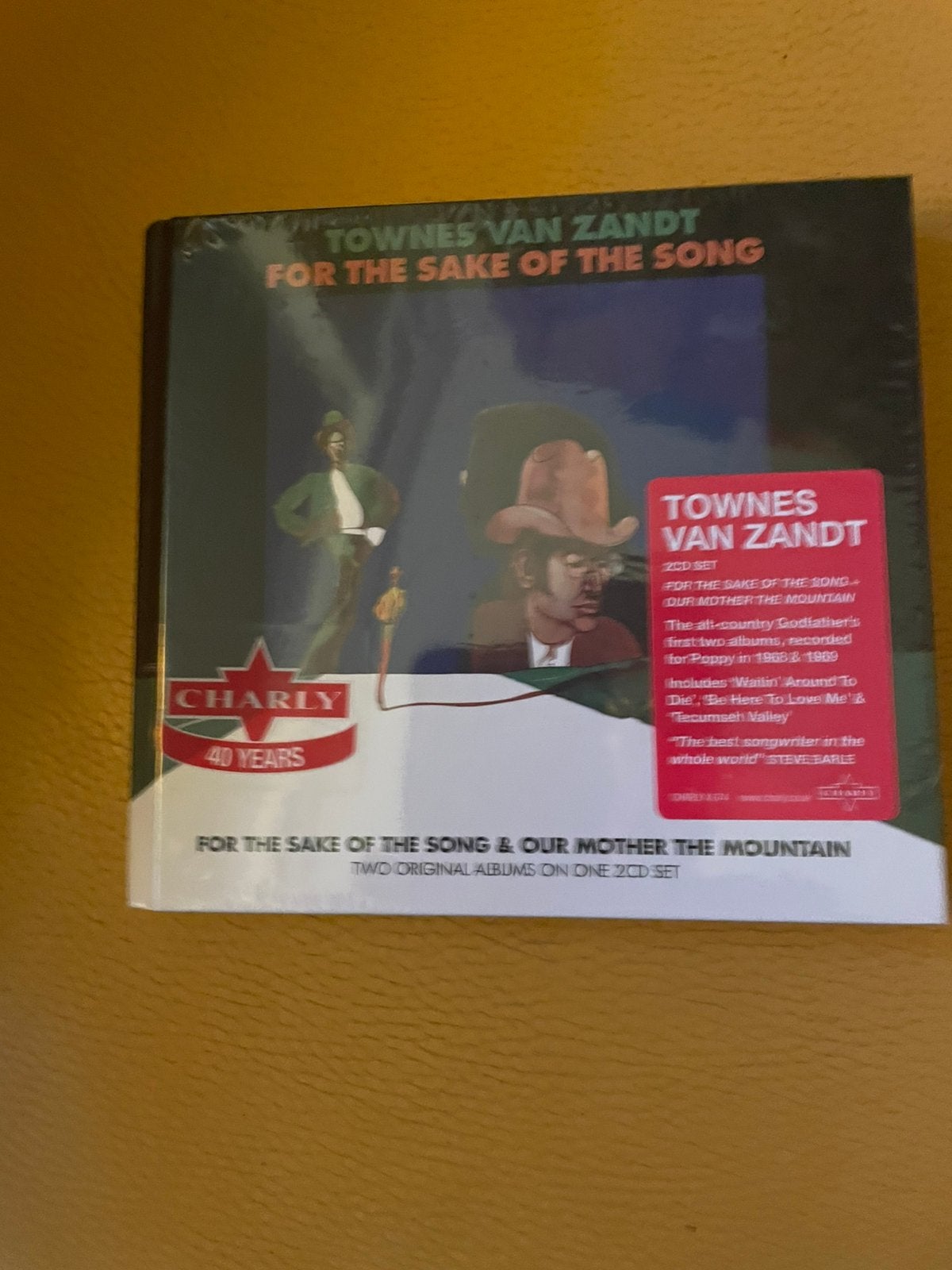 2 cd box townes van zandt for the sake of the song geseald, Ophalen of Verzenden, Zo goed als nieuw