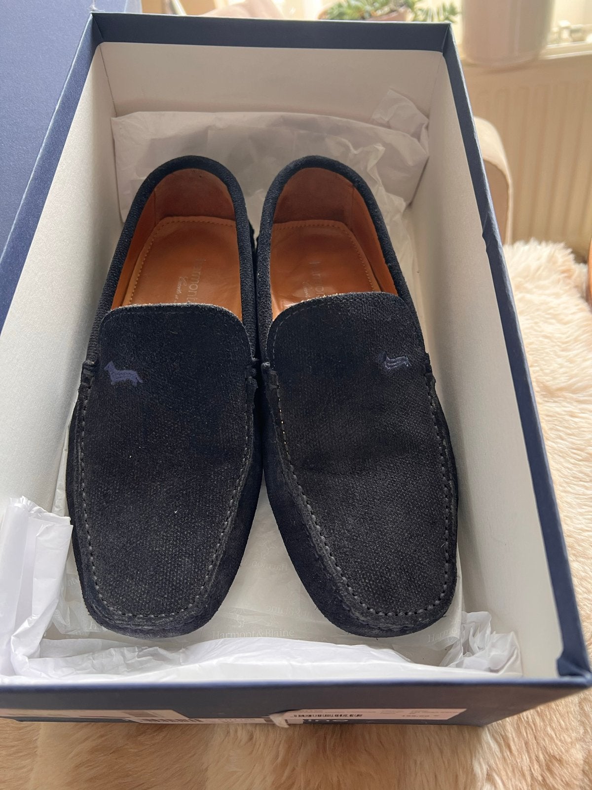 Harmont & Blaine Loafers - Zo goed als nieuw, Instappers, Zo goed als nieuw, Verzenden, Blauw