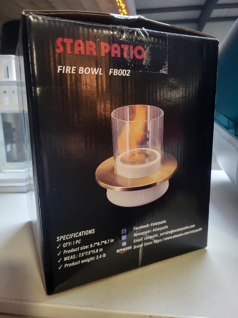 OD.065 Star patio fire bowl fb002, Ophalen, Nieuw