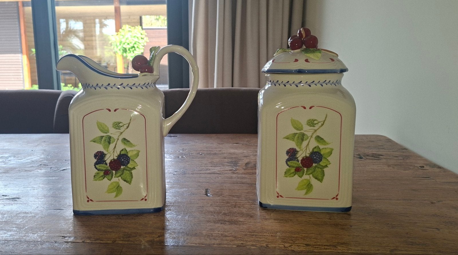 Villeroy & Boch servies: kan en voorraadpot, Ophalen, Keramiek, Overige typen, Zo goed als nieuw