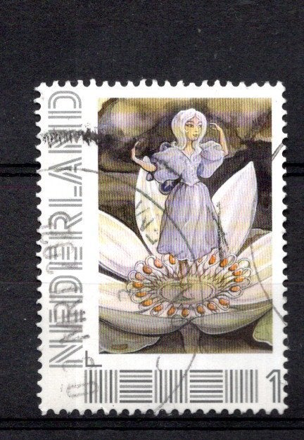 gestempelde zegel. Persoonlijke: anton pieck, Postzegels en Munten, Postzegels | Nederland, Ophalen of Verzenden, Na 1940, Gestempeld