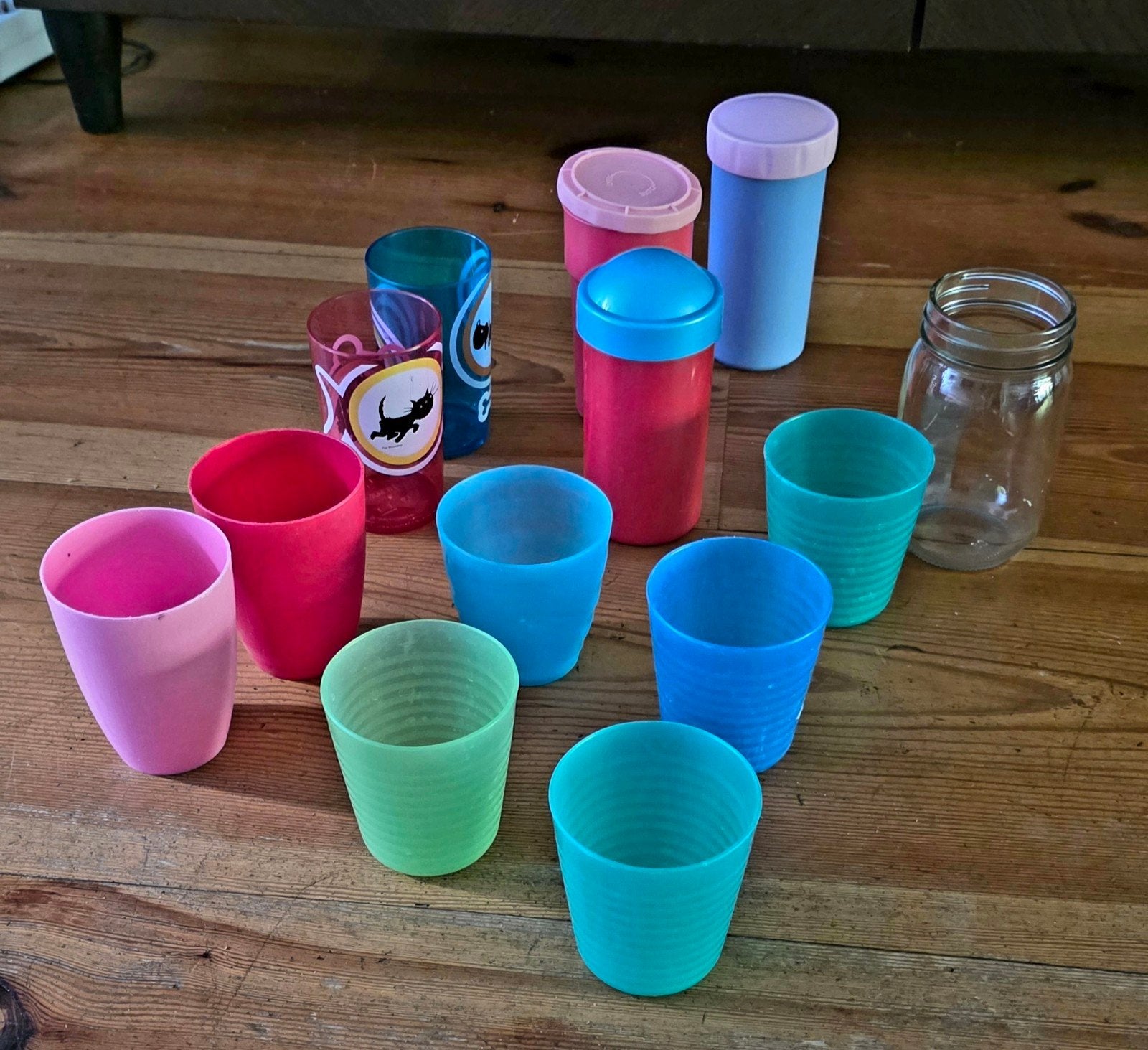 Diverse gekleurde drinkbekers - Xenos, Hema, Blokker, Ophalen of Verzenden, Gebruikt