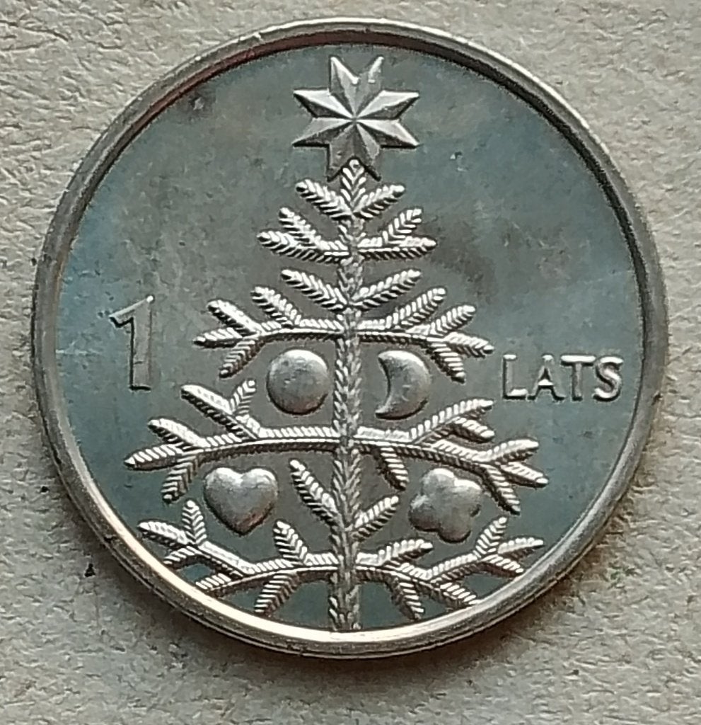 Letland, 1 lats 2009 km106, Ophalen of Verzenden, Overige landen, Losse munt