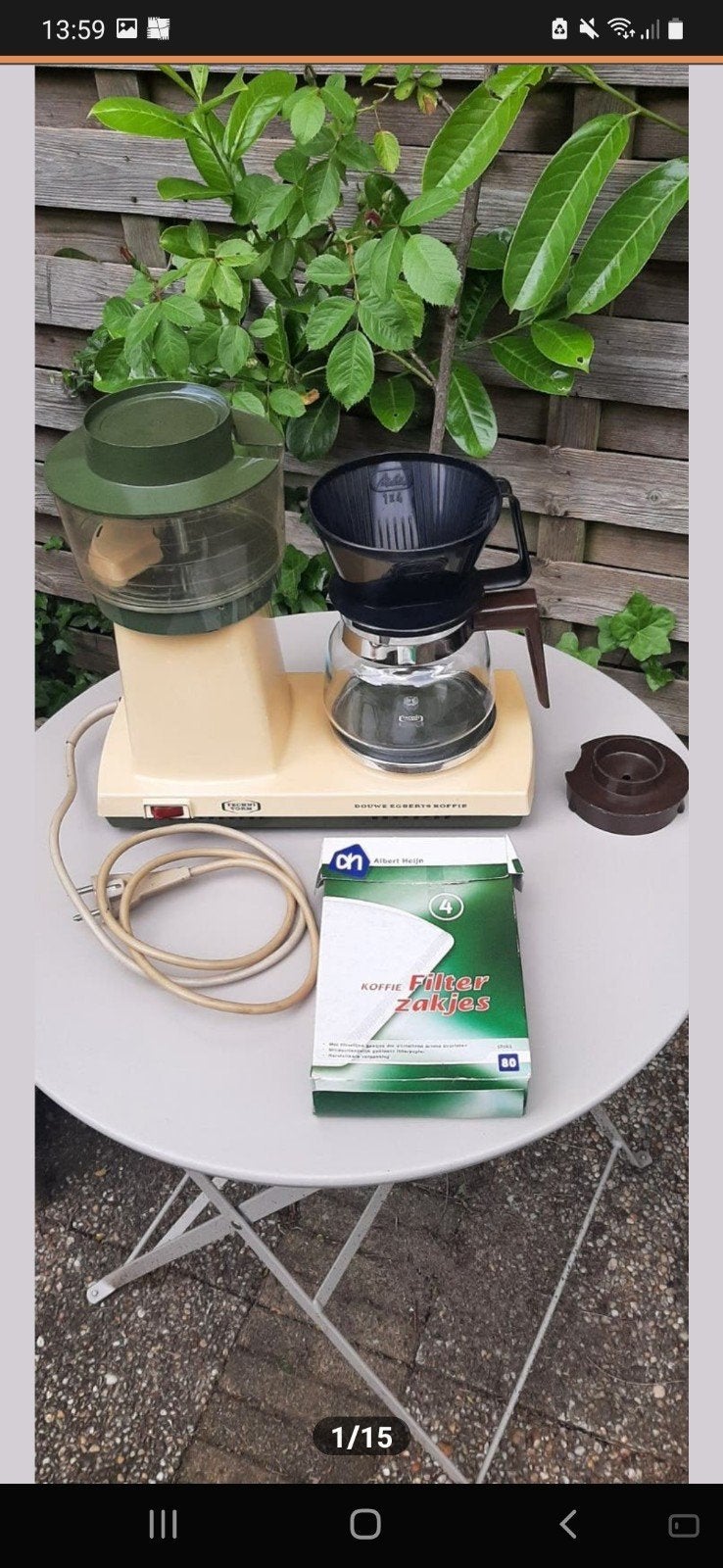 Vintage Technivorm Douwe Egberts Koffiezetapparaat Type 71, Ophalen