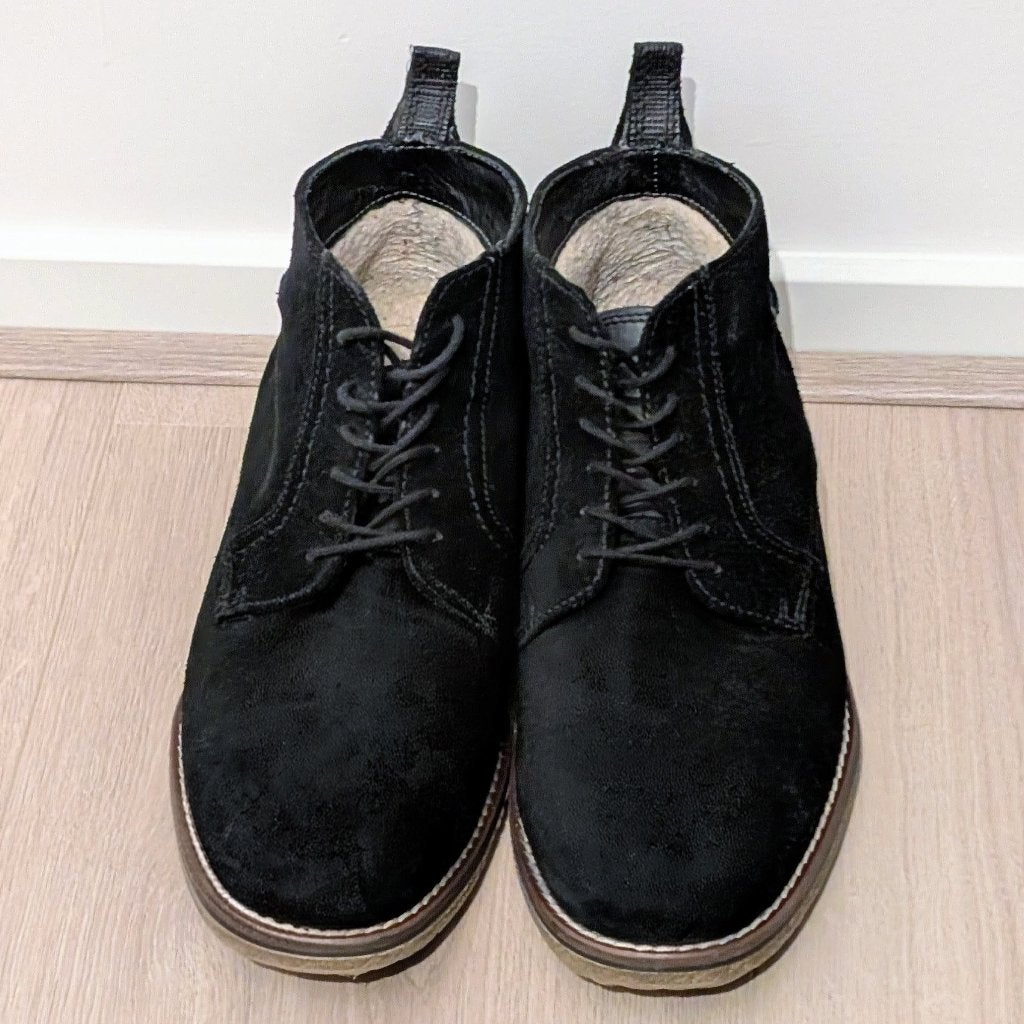 Pat Calvin heren leren laarzen 44, Zwart, Boots, Ophalen of Verzenden, Pat Calvin
