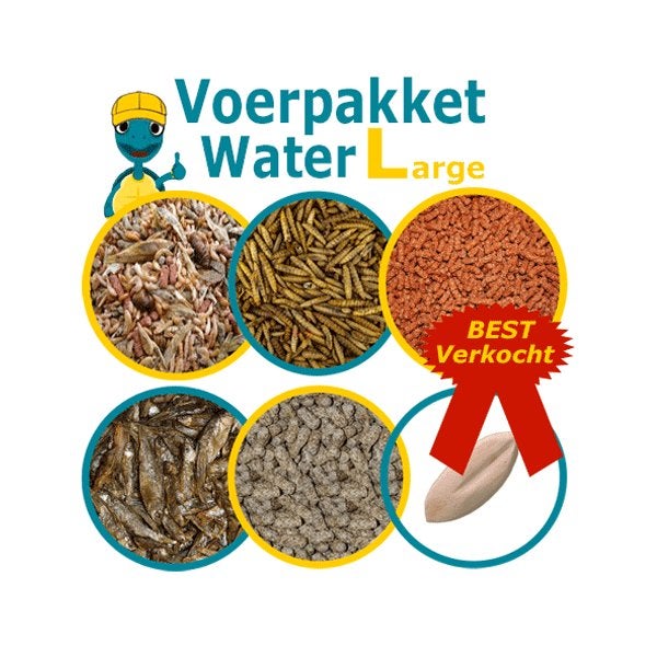 Voerpakket Waterschildpadden Large (Goed Schildpaddenvoer), Dieren en Toebehoren, Winkel Schildpaddencentrum, Overige typen, Nieuw