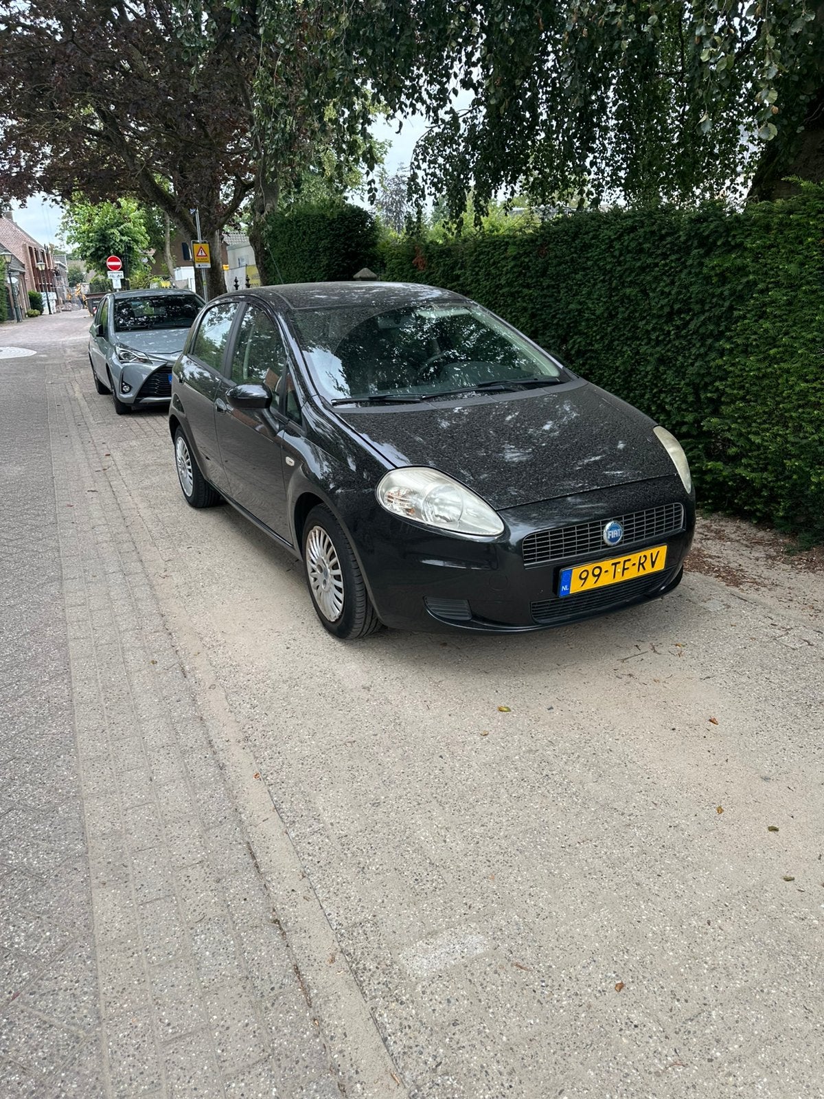 Fiat Punto 1.2 5DR 2006 Zwart, Auto's, 1005 kg, 40 €/maand, 1242 cc, 4 cilinders