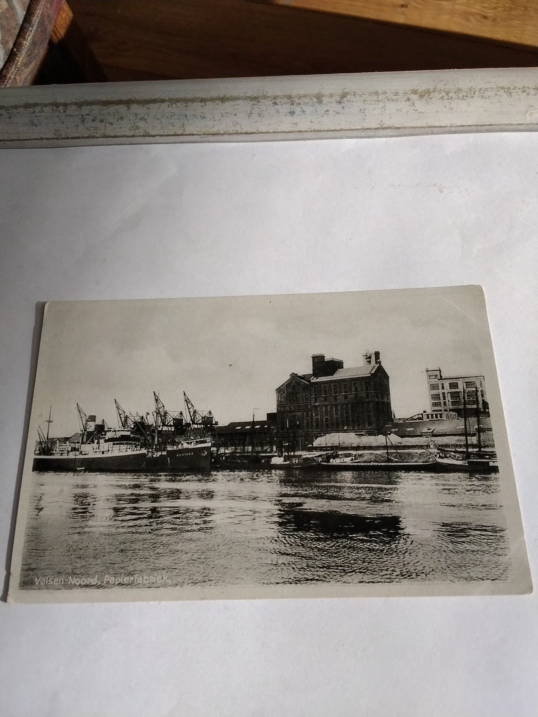 Oude ansichtkaart Velsen-Noord, Papierfabriek (voor 1920), Ophalen of Verzenden, Voor 1920, Ongelopen, Noord-Holland