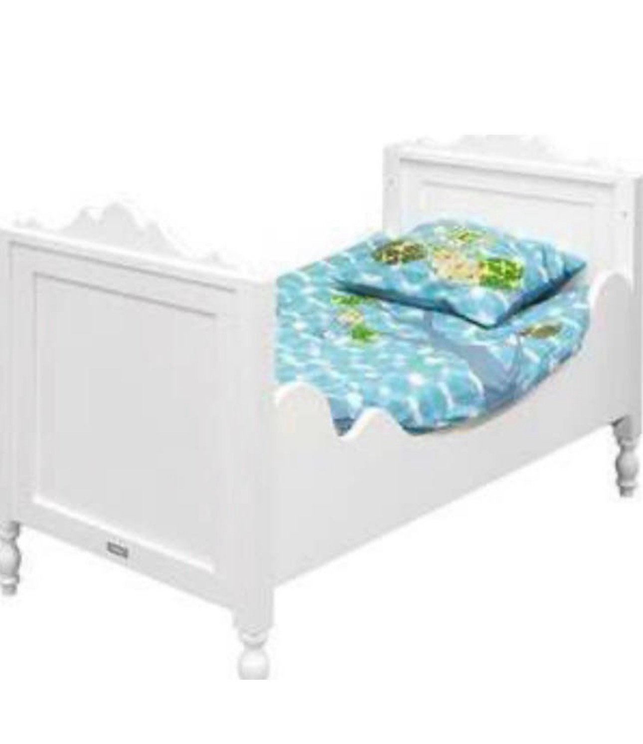 Bopita ledikant/peuterbed Belle wit (70x140 cm), Ophalen, 140 tot 160 cm, 70 tot 85 cm, Lattenbodem