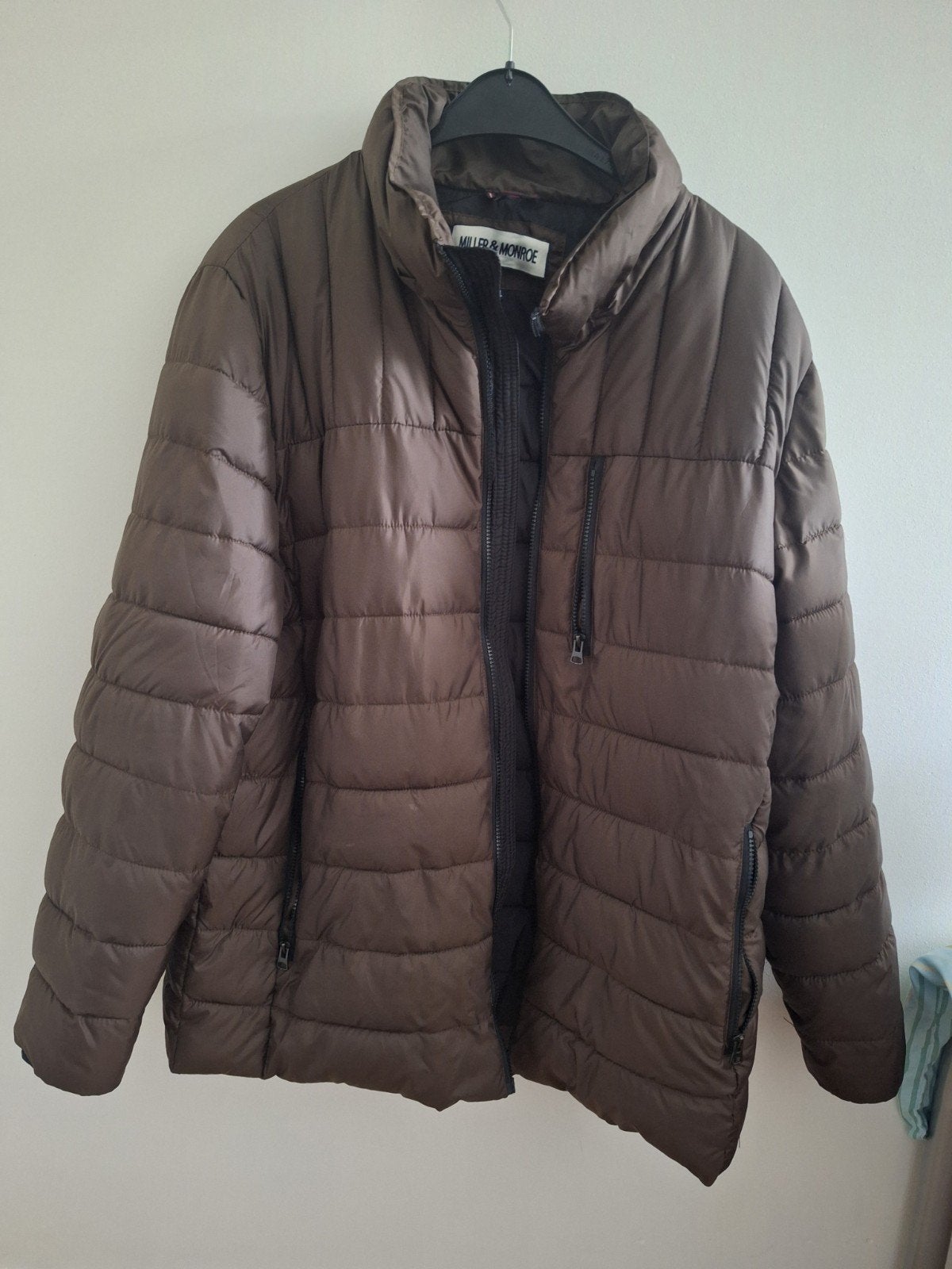 Miller & Monroe gewatteerde jas, maat 3XL, bruin, Kleding | Heren, Bruin, Ophalen of Verzenden, Zo goed als nieuw, Overige maten
