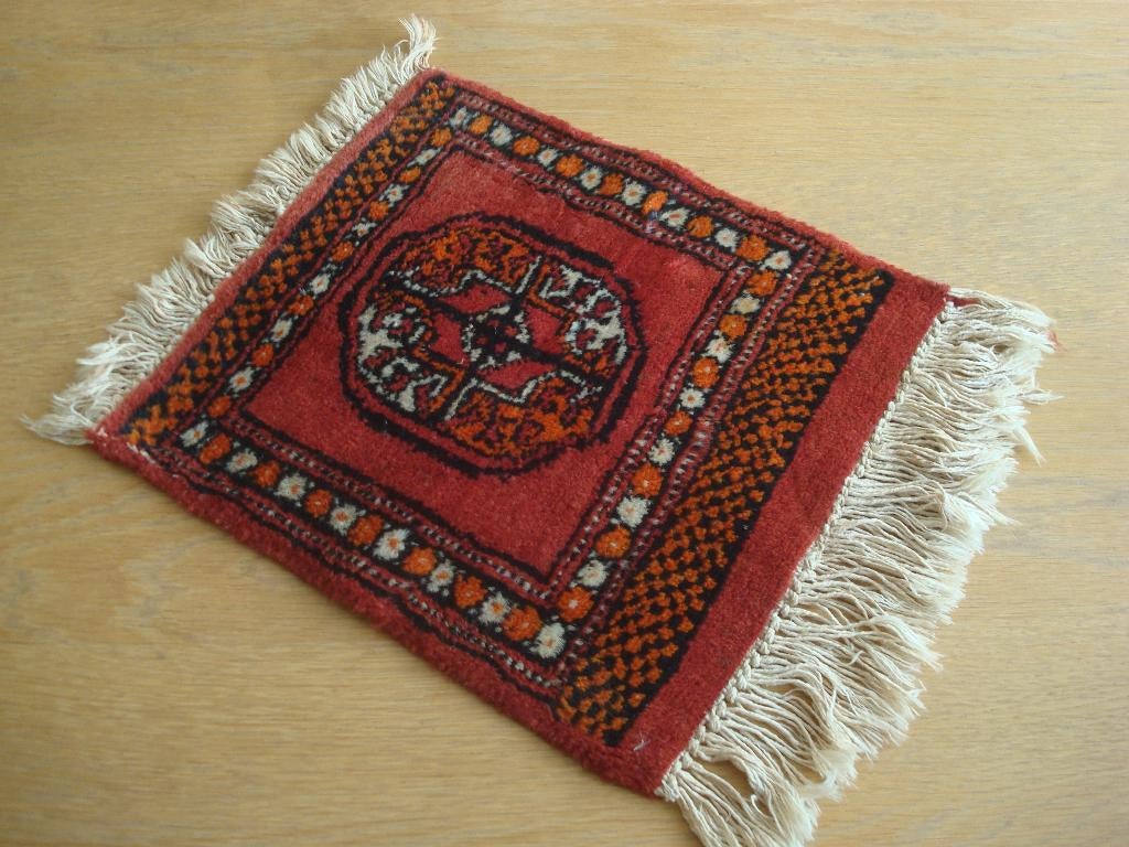 Handgeknoopt kleedje met franje Perzisch, Ophalen of Verzenden