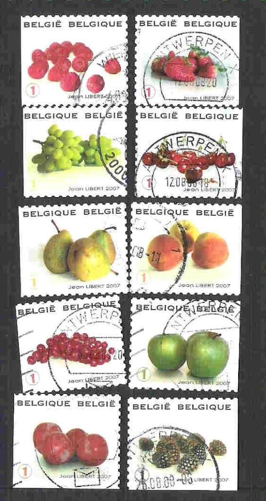 Belgie 44 - Fruit € 1,50, Ophalen of Verzenden, Gestempeld
