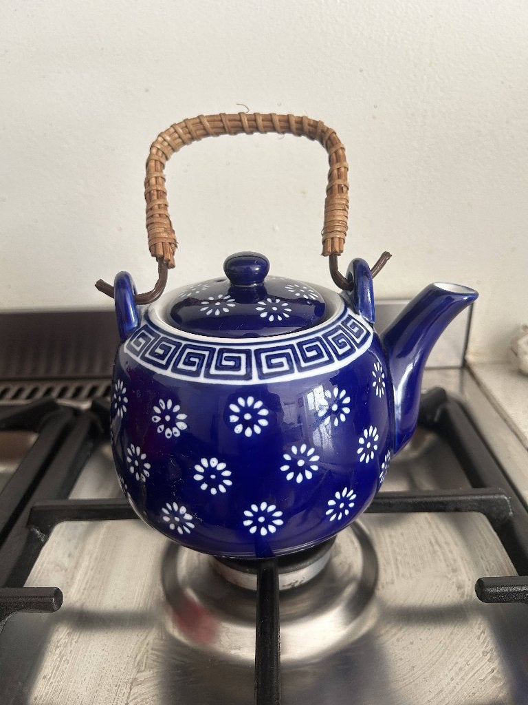 Turkse porseleinen theepot / Turkish Porcelain Teapot, Ophalen, Zo goed als nieuw, Overige materialen, Pot, Bus of Blik