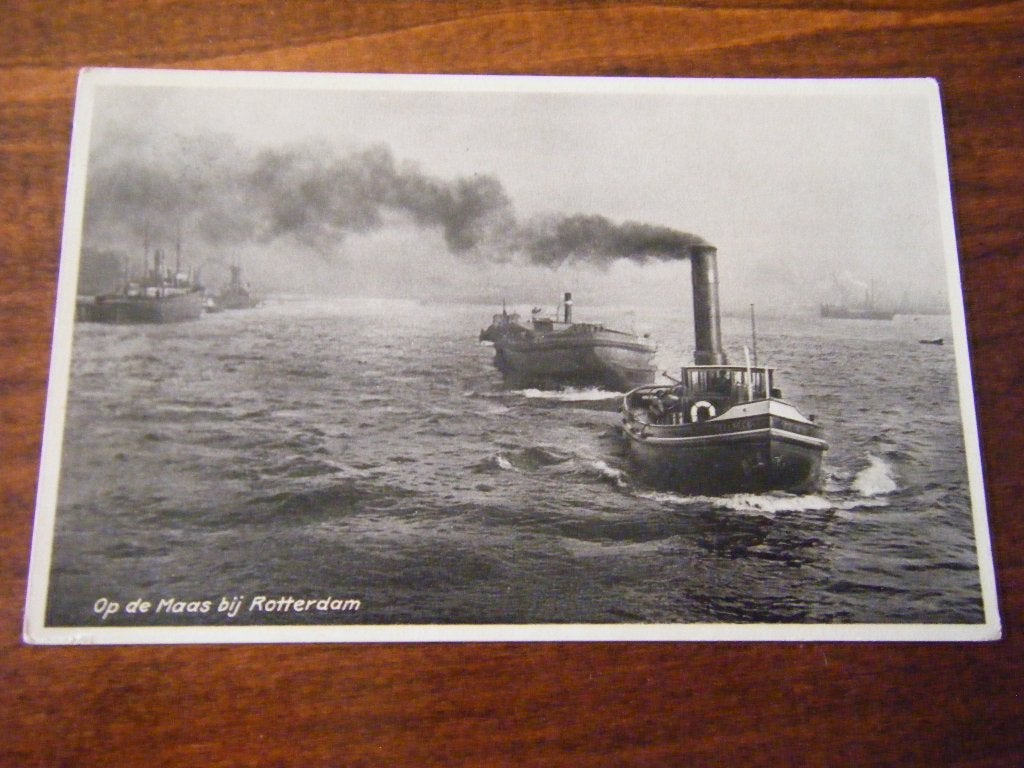 S40 - Rotterdam - Sleepboot - Maas - 1933 - Prachtig/Oud, Verzamelen, Ophalen of Verzenden, 1920 tot 1940, Zuid-Holland